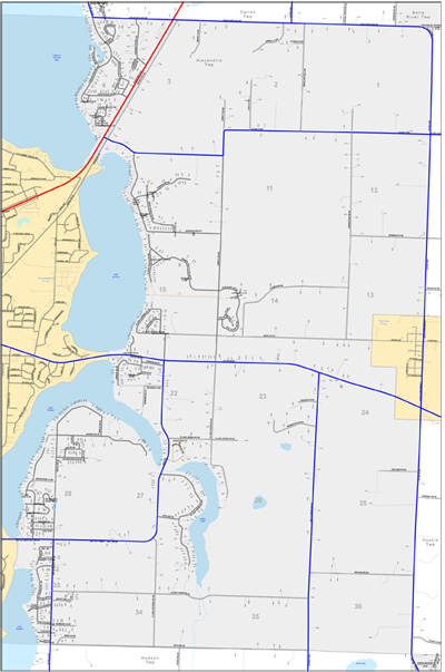Alexandria Township Map 2013 